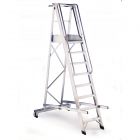 JanSan Warehouse Folding Aluminium Ladder 10 Tread