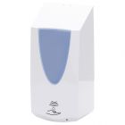 Ellipse Auto Liquid Soap Dispenser Refillable White & Blue