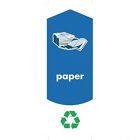 Rubbermaid Slim Jim Paper Recycling Labels Pack of 4