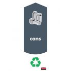 Rubbermaid Slim Jim Can Recycling Labels Pack of 4