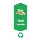 Rubbermaid Slim Jim Food Waste Labels Pack of 4