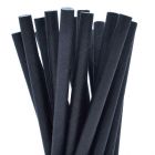 JanSan Paper Straight Jumbo Straw 200mm Black