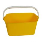 JanSan Oblong Bucket 9 Litre Yellow