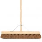 JanSan Wooden Broom Head Soft Coco Complete 18"