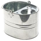JanSan Galvanised Metal Mop Bucket 15 Litre