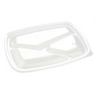 Sabert Fastpac 3 Compartment Microwavable Lid
