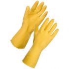 JanSan Rubber Household Gloves Medium Yellow