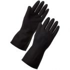 JanSan Rubber Heavy Weight Gloves XLarge Black