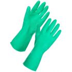 JanSan Rubber Household Gloves Medium Green