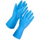 JanSan Rubber Household Gloves X Large Blue