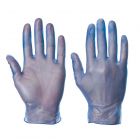 JanSan Vinyl Powder Free Gloves Small Blue