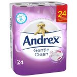 Andrex Gentle Clean Toilet Tissue White Alliance UK