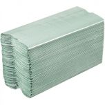 JanSan C Fold Paper Hand Towels 1Ply Green Green Alliance UK