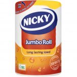 Nicky Jumbo Kitchen Towels 2 Ply White Alliance UK