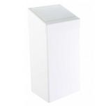 Waste Bins Metal White 50 Litre With Lid Alliance UK