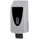 Ellipse Liquid Soap Dispenser Refillable Grey & Black Alliance UK