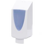 Ellipse Liquid Soap Dispenser Refillable White & Blue Alliance UK