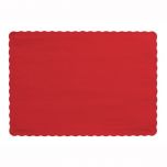 Placemats Embossed Red Alliance UK