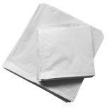 JanSan Kraft Paper Counter Bags Strung White 8.5" Alliance UK