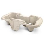 JanSan Natural Moulded Fibre Cup Carrier Tray 2 Cup Alliance UK
