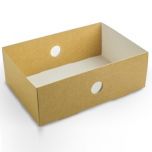 Vegware Compostable Kraft Platter Box Quarter Insert Alliance UK