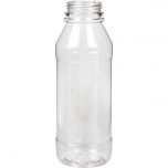 JanSan Juice Plastic PET Round Bottle 330ml Clear Alliance UK