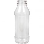 JanSan Juice Plastic PET Round Bottle 500ml Clear Alliance UK