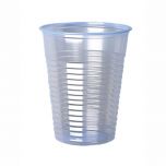 JanSan Water Cooler Plastic Cup Tall Translucent 200ml Alliance UK