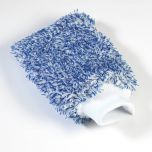 JanSan Advanced Microfibre Chenille 420gsm Blue Wash Mitt Alliance UK