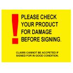 JanSan Delivery Information Gloss Label Adhesive 210 x 148mm Alliance UK