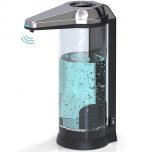 LFS Touch-Free Liquid Sensor Pump Soap Dispenser Black Alliance UK