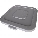 Continental Huskee 120 Litre Square Lid Grey Alliance UK