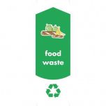 Rubbermaid Slim Jim Food Waste Labels Pack of 4 Alliance UK