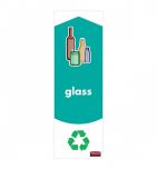 Rubbermaid Slim Jim Glass Recycling Labels Pack of 4 Alliance UK