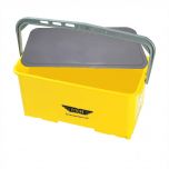 Ettore Super Bucket & Lid 25 Litre Yellow Alliance UK