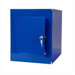 JanSan Jolly Janitor Trolley Lockable Stor Storage Box Blue Alliance UK