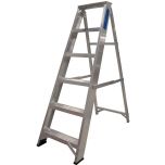 JanSan Ladder Aluminium Builders Steps 8 Tread Alliance UK
