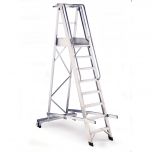 JanSan Warehouse Folding Aluminium Ladder 8 Tread Alliance UK