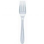 Premium Plastic Forks Clear Alliance UK