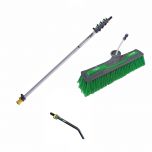 Unger nLite Connect Pole & Simple Power Brush Green 4.5m Alliance UK