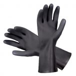JanSan Heavy Duty Rubber Gloves Extra Larg Large Black Alliance UK