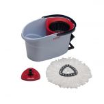 Vileda UltraSpin Bucket and Spin Wringer 10 Litre Red Alliance UK