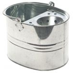 JanSan Galvanised Metal Mop Bucket 15 Litre Alliance UK