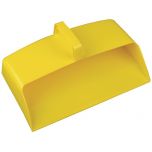 JanSan Enclosed Plastic Dustpan 12" Yellow Yellow Alliance UK