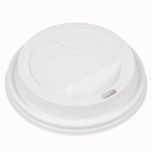 Solo TL36R Traveler Domed Paper Cup Lid White 12/16oz Alliance UK