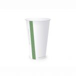 Vegware Green Leaf Cold Paper Cups 96 Series 16oz 475ml Alliance UK
