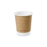 Vegware Kraft Double Wall Hot Paper Cups 79 Series 8oz 240ml Alliance UK