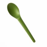JanSan Premium Compostable Plantware Green Spoon 150mm Alliance UK