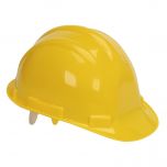 JanSan Safety Helmet Terylene Harness Yellow Alliance UK