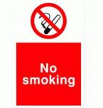 JanSan No Smoking 200x150mm Sign Self Adhesive Alliance UK